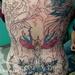 Tattoos - Skull, Wings, Roses Triple Cover Up In Progress - 59662